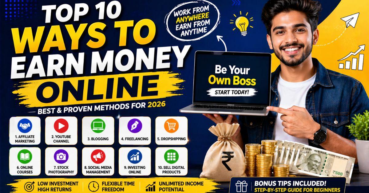 Top 10 Ways to Earn Money Online