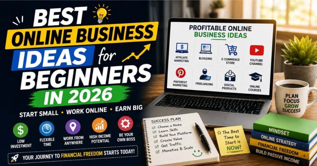 Best Online Business Ideas for Beginners in 2026